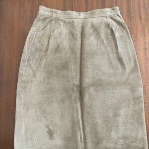 Vintage Suede Skirt